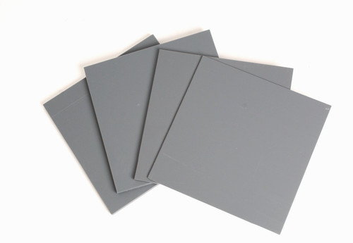 Grey pvc sheet - pvc, (ral