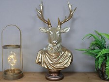 Large Gold Stag Ornament Deer