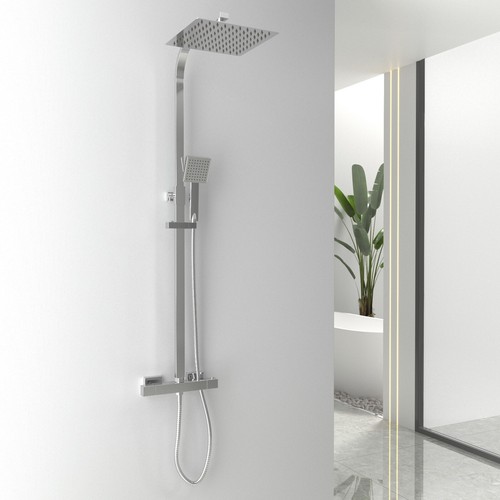 Bathroom thermostatic shower - bathroom,