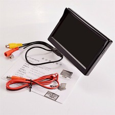 5in TFT LCD Car Rear View Monitor HD Screen For DVC/VCD/Parking Camera Reversing