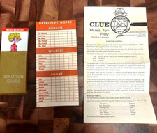 Vintage 1949 1950 Clue Game