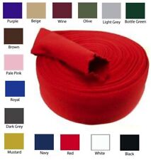 Rib Knit Trim Cuff Fabric TUBULAR THICK Cuffing stretch ribbing 65mm METRE UK