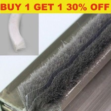 5M Hairy Seal Brush Pile Window Sliding Door Draught Excluder Weather Strip New