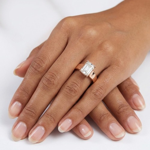 Solitaire engagement ring - ring, 14k