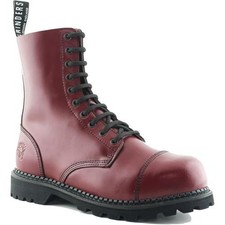Grinders Hunter Mens Womens Red Steel Toe Cap Lace Up Safety Boots Size 3-13