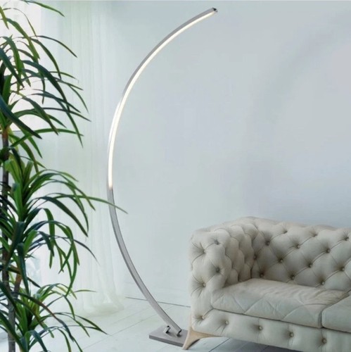 Led curved floor lamp - lamp, matt