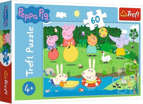Peppa pig puzzle pieces - puzzle, 60