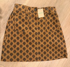 Boden Brown Estella Cord Skirt