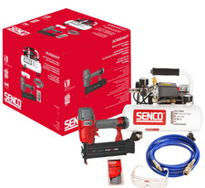 Senco AFN0024KITUK2 Finish Pro Brad Nailer & Low Noise Compressor 240V