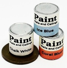 Dolls House Paint Tins