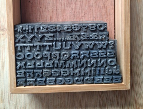 Metal letterpress printers - letterpress,