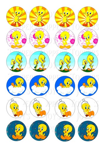 Tweety pie yellow - pie/yellow, bird