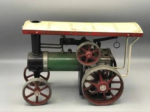 Vintage mamod steam tractor - vintage,