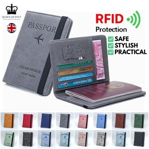 Rfid passport holder travel - rfid,