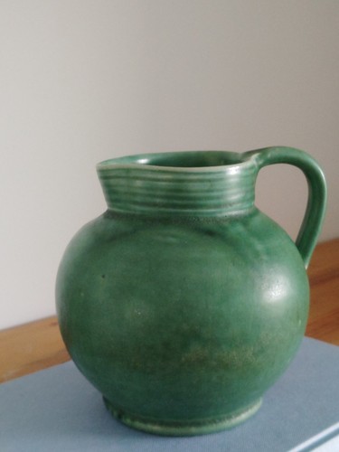 Matt green handmade - handmade, ceramic