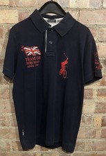 CHUNK Bike Polo Collection Polo Shirt Size Small 40” Short Sleeve Team GB