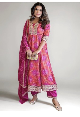 Women long anarkali - women's,
