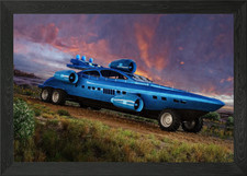 strong amphibious vehicle Framed Wall Art Poster Canvas Print Picture