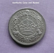 1930 KING GEORGE V SILVER WREATH CROWN - ONLY 4,847 MINTED
