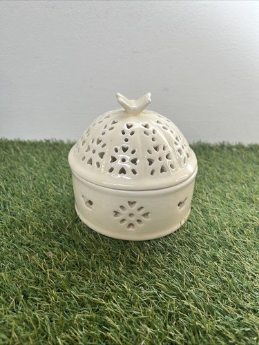 Cream glazed pierced - cream,