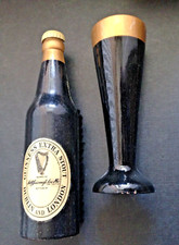 Nice Condition Vintage Guinness Bottle & Glass Shaped  Wooden Clothes Brush