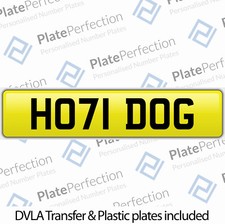 HO71 DOG BURGER TRAILER FOOD TRUCK HOT CHERISHED PRIVATE NUMBER PLATE DVLA REG