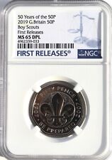 2019 Boy Scouts 50p NGC MS65