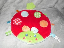 Kaloo ladybird comforter soft toy red bug blankie doudou