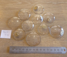 10 EXCEL  HIGH DOME ANTIQUE  MIXED GLASS BULLS EYE  POCKET WATCH CRYSTALS UNUSED