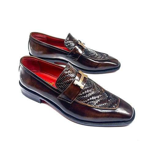 Handstitched men brown - men's,