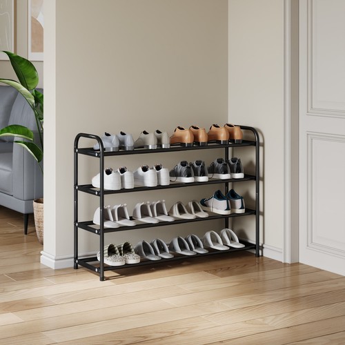 Adjustable shoe rack - adjustable,