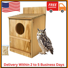 Owl House-Wooden Owl Box Owl