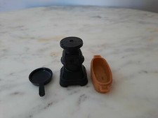 Sylvanian Families -Spare Pot Bellied Stove- Vintage 80s Roulette Gypsy Caravan