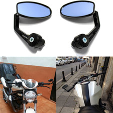 Motorcycle 7/8" Handle Bar End Mirrors Dirtbike for Suzuki SV650 SV1000S S650S