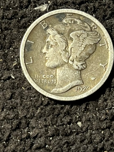 1920 mercury dime - mercury, rim