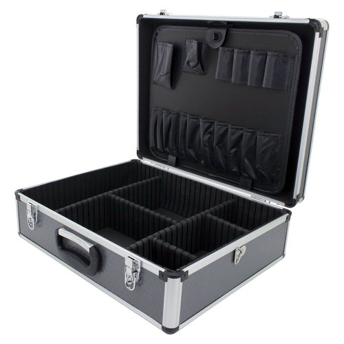 Large hard silver toolbox - large,
