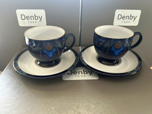 Denby baroque stoneware cup - baroque, &