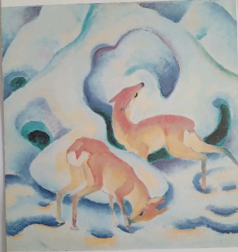 Vintage modern art postcard - modern,