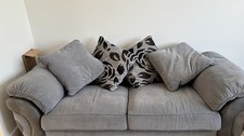 Sofology Grey 3 seat Sofa + 2 seat sofa bed Excellent Condition with Cushions