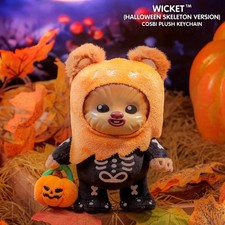 Hot Toys Star Wars Ewoks Cosbi Halloween Wicket Skeleton Plush Keychain MAXIMUM