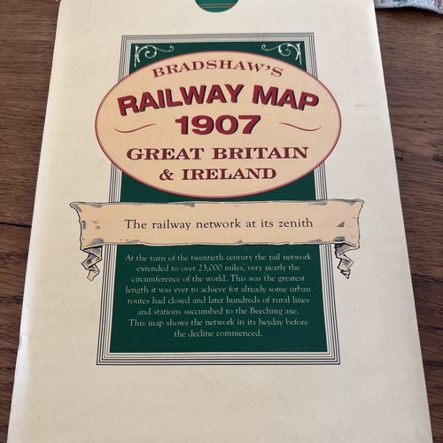 Bradshaw railway map 1907 - railway,