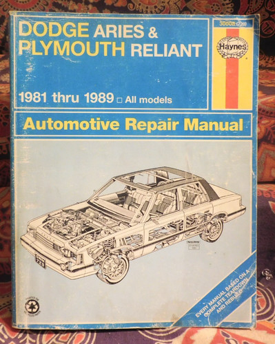 Haynes dodge aries - &, plymouth