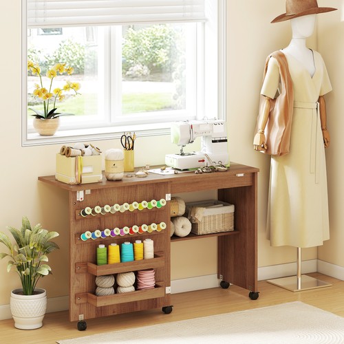 Folding sewing table - sewing, table,