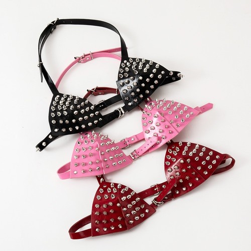 Studded spikes bra - studded,