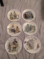 Six Wedgewood Plates The