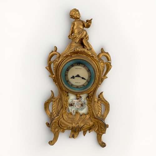 Antique waltham cherub - antique, holding