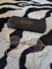 Vintage Optical Glasses With Original Case.suit collector or tv props 