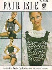 Vintage Knitting Pattern -