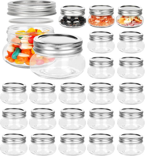 Mason jars 24 pack 120ml - mason, jars,