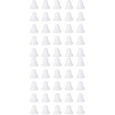  2 PCS Mini Hand Bell Polystyrene Shape DIY Foams Adornment Jingle Mould